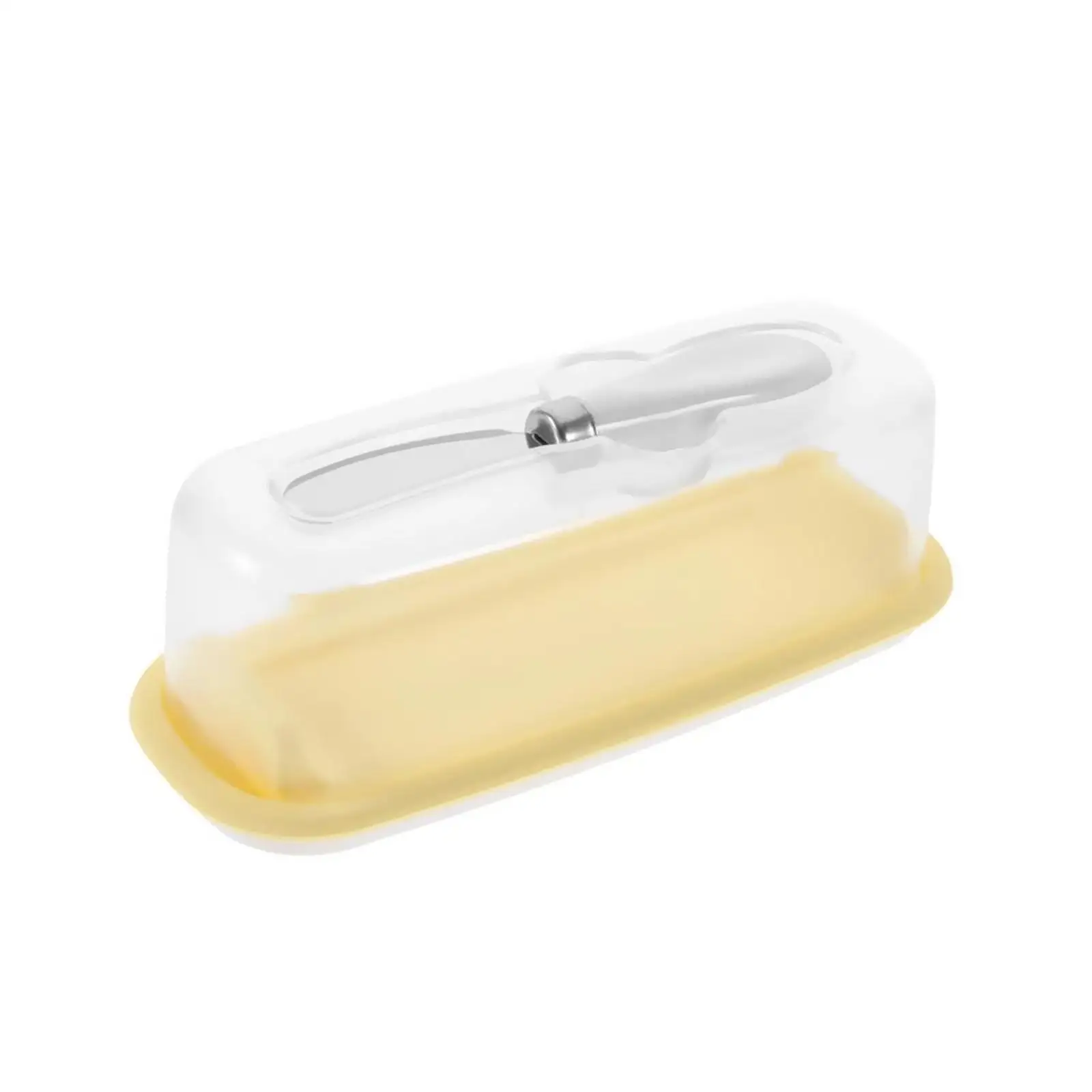 Butter Dish with Lid and Knife Ramps Large Butter Keeper for Cupboard