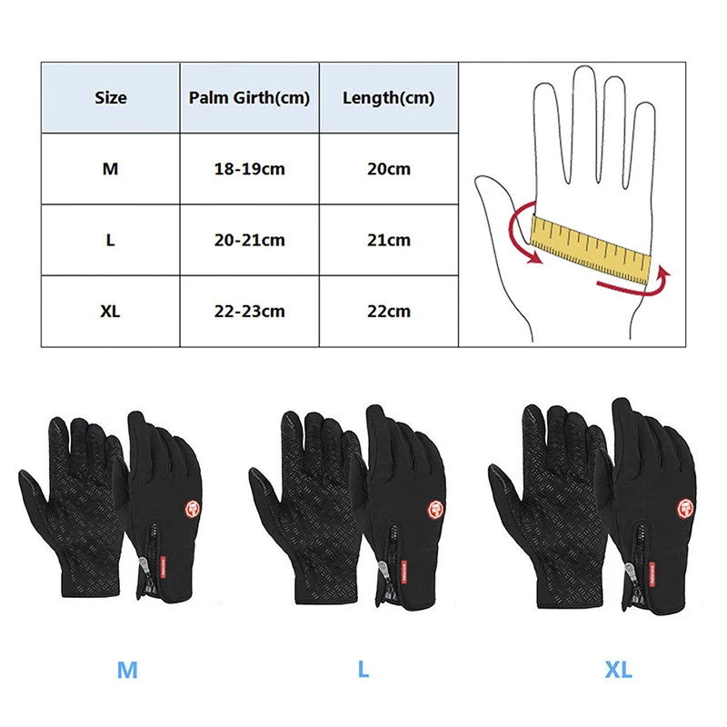 Guanti Invernali Unisex Touchscreen: Impermeabili, Antivento E Foderati In Pile Per Sport E Outdoor - 4