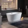 Bathtub Easy clean easy maintenance stain resistant And keep bright and clean as new for long lasting durability comfort 3