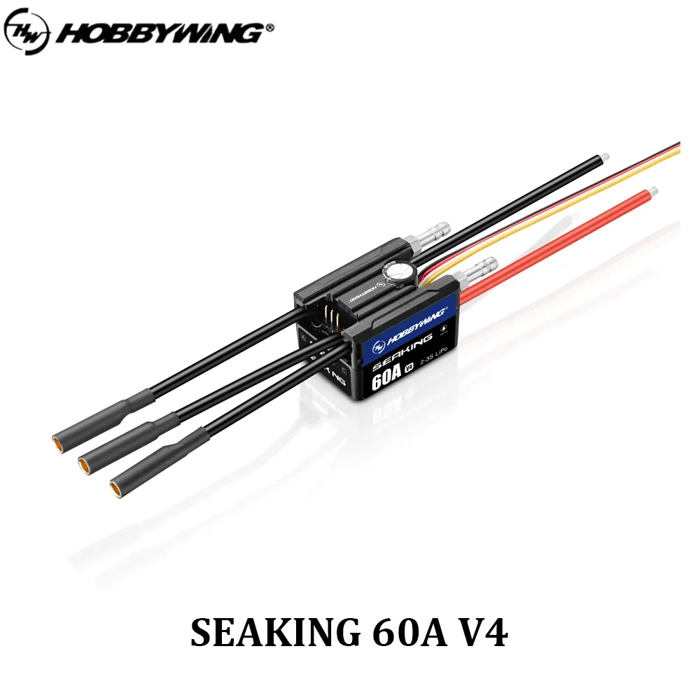 HOBBYWING ESC Brushless 30A-160A V4 IP67 Etanche BEC Intégré Bateau RC