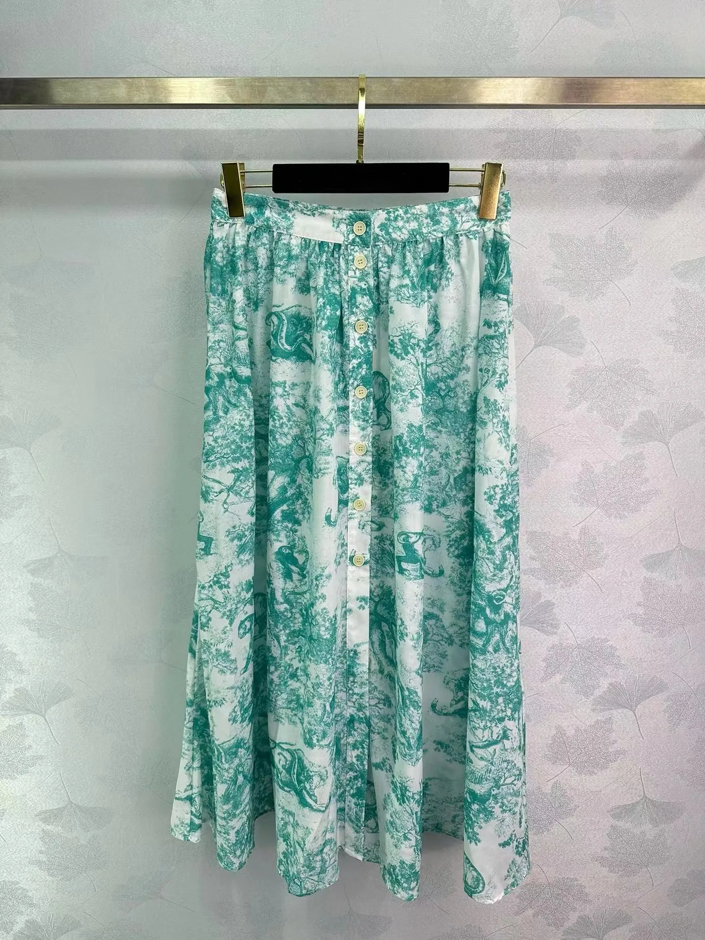 

New 2024 Summer Elegant Retro Half Skirt for Vacation Collection
