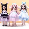30cm New 1/6 Girl Princess Doll Set 23 Joints Movable 30cm Bjd Doll with Clothes Princess Dress Dolls Girls Birthday Gift Toys 1