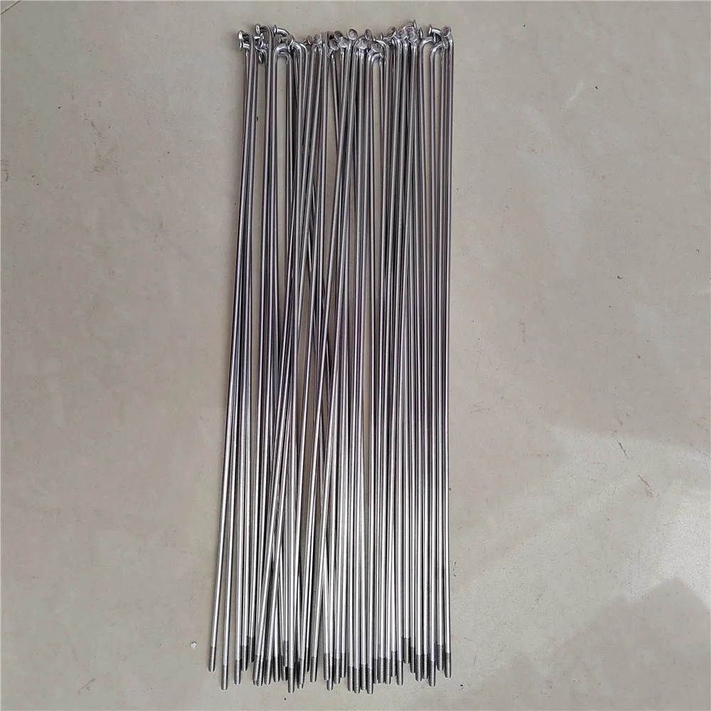 13G 2.2mm 251-305mm 40PCS/Lot Electric Bicycle Spoke Stainless Steel Nipples Electric Folding Mountain Bikes