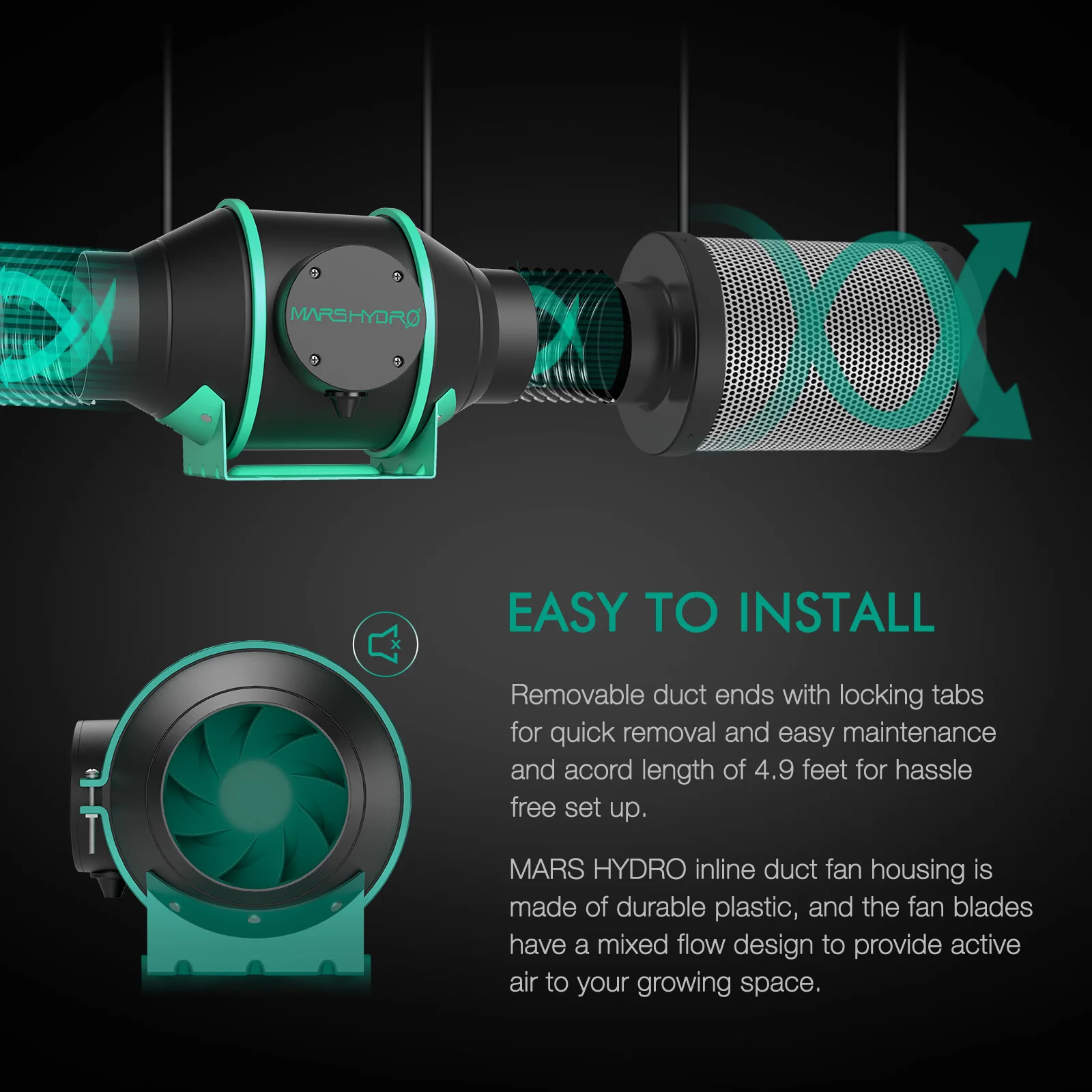 Рисунок 3 - Промышленный вентилятор Mars Hydro ifresh Smart 4