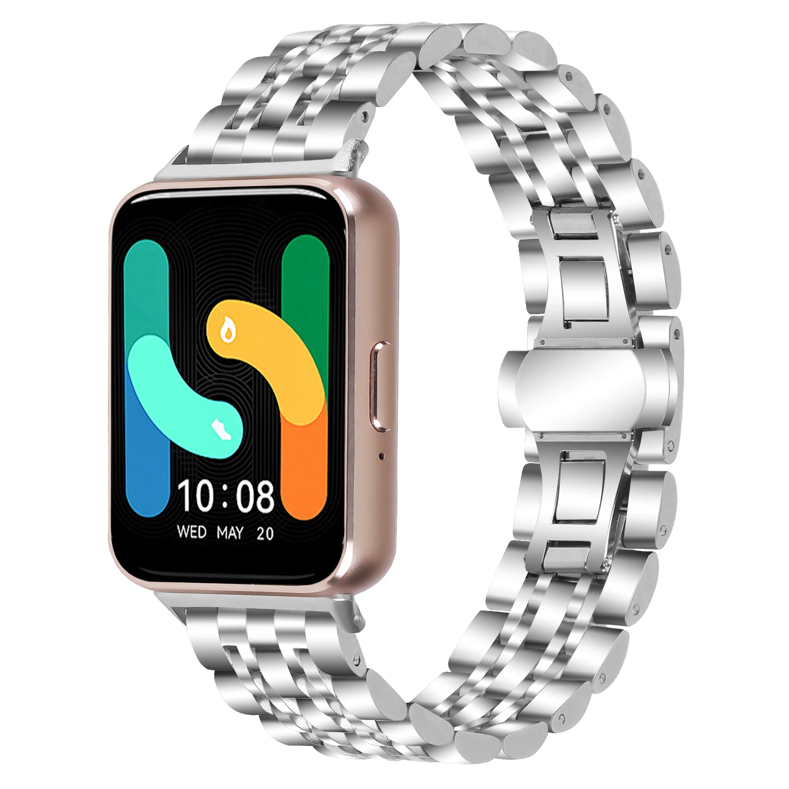 

Браслет joyozyMetal для Samsung Galaxy Fit 3, браслет из нержавеющей стали для Samsung Galaxy Fit 3, аксессуары