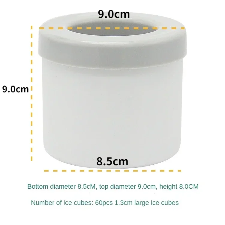 Silicone Ice Cube Mold Bucket Bar Kitchen Accessories Pieces Home Summer Beer Cooling Tools Maker Gadgets Dining Garden