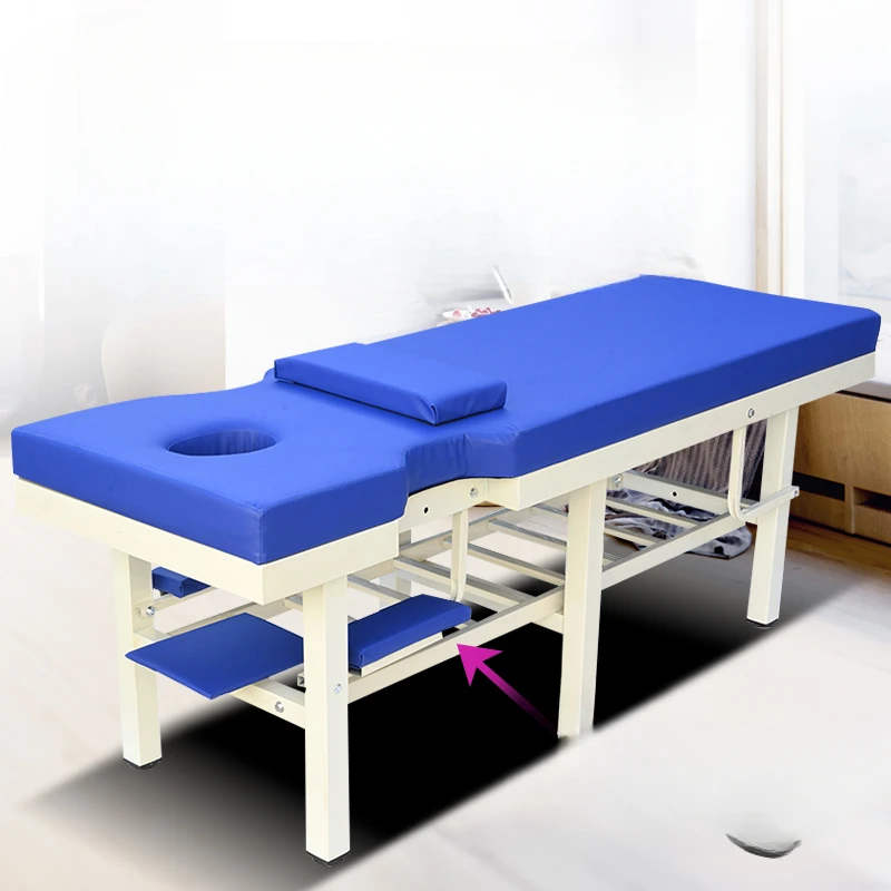 

Nail Face Massage Table Wooden Gynecological Bathroom Spa Massage Table Portable Therapy Lettino Estetista Furniture ZT50MT
