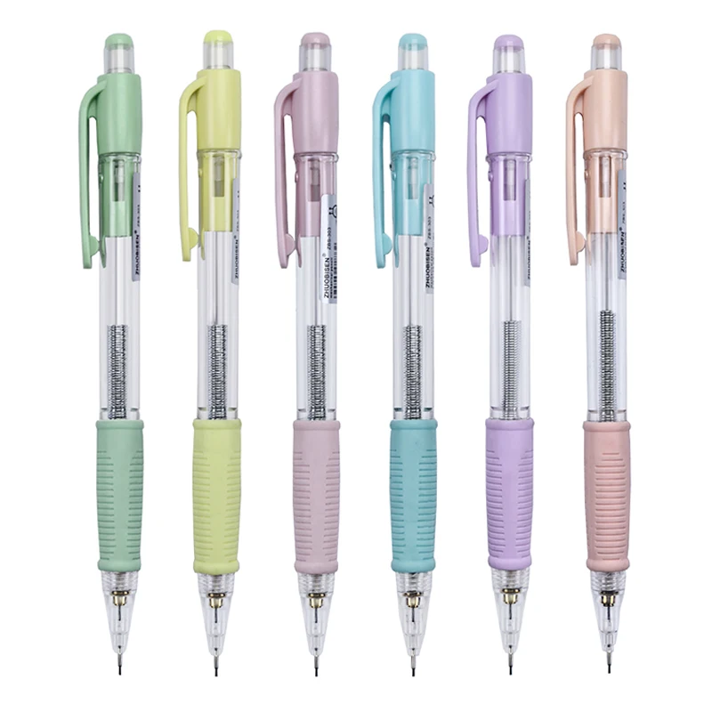 Kawaii Shake Mechanical Pencil with Eraser 0.5 0.7mm HB Lead Core School Office Sketching Painting Writing Stationery Supplies 2