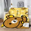Rilakkumas Cotton Blanket King Size Custom Blankets & Throws Fluffy Plaid Interior for Home Microfiber Bedding Beach Towel Throw 1