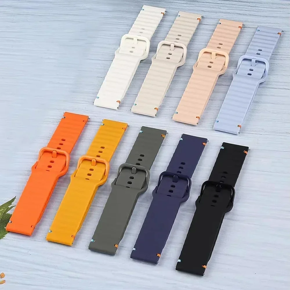 Wave Silicone Sports Wristband Strap - Premium Adjustable Fit, Multiple Size Options