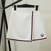Pleated Motion Skirt Women Summer Middle Waist Slim A Line Skirt Shorts Female Korean All-match Casual Fashion Black 5