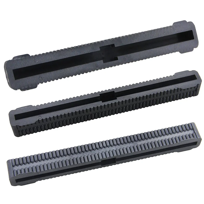 2 Pieces Surfing Longboard Surfboard Center Fin Box Black 8 inch