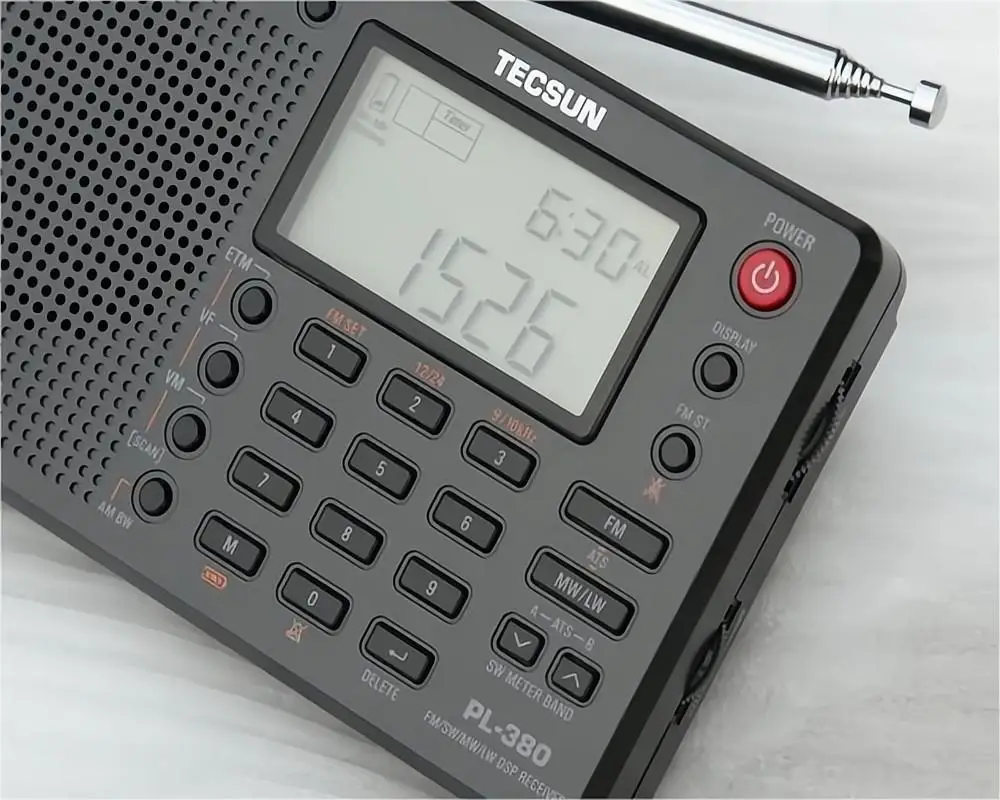 Portable Radio Tecsun PL-380 Full-band DSP Digital Demodulation Stereo