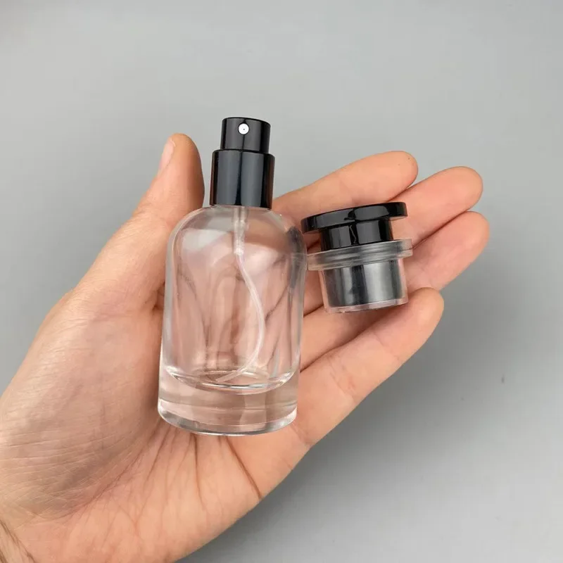 30ml Glass Empty Refillable Perfume Bottle Cylindrical Sub-bottle