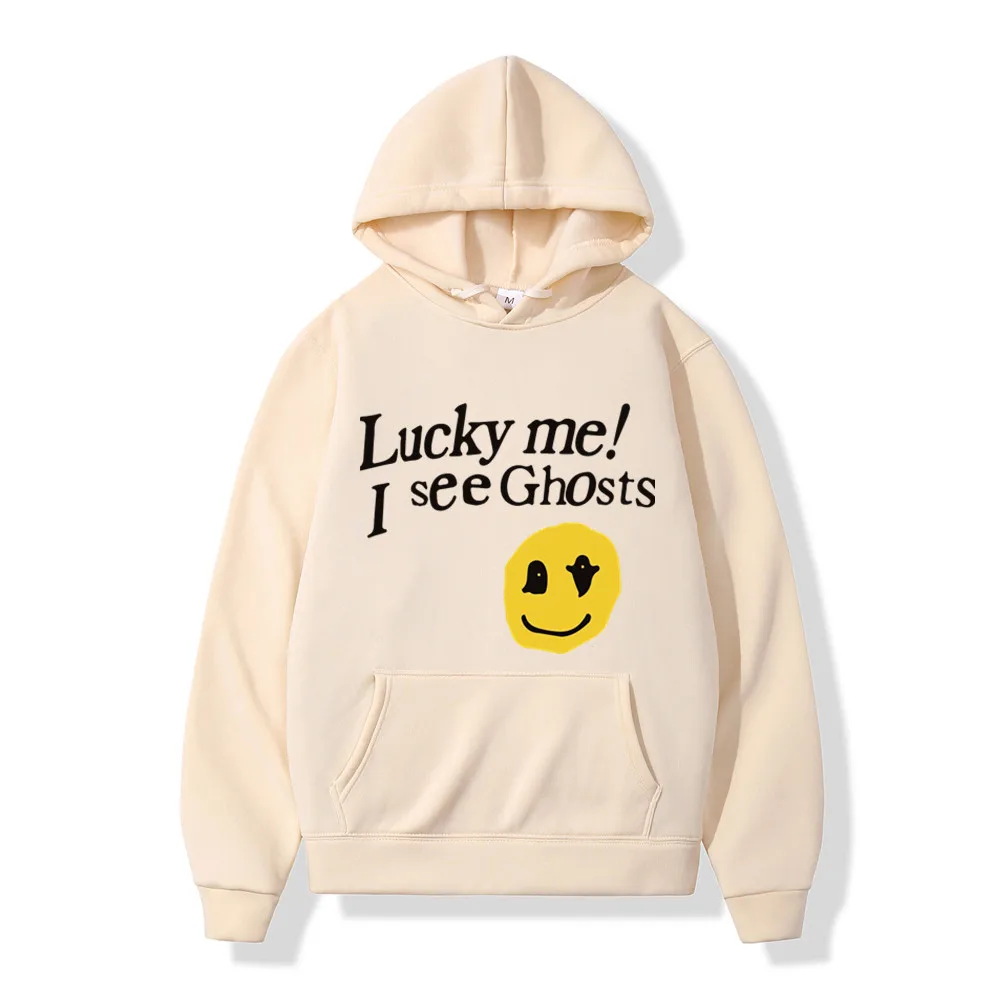 Lucky Me I See Ghost Harajuku Mens Hooded 2