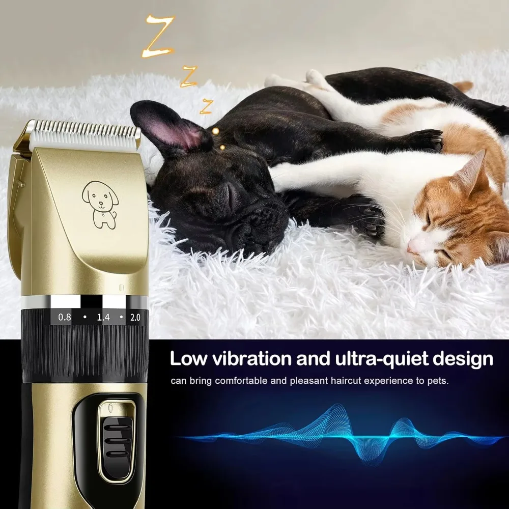 Dog Clipper Dog Hair Clippers Grooming Pet Cat Haircut Trimmer Shaver Set Cordless Rechargeable Professional Hair Trimmer hair trimmer pet clipper dog hair trimmer pet hair trimmer dog clipper