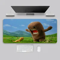 Cute Domo-kun Cartoon Mouse Pad Game Office Large PC Keyboard Rubber Big Computer Laptop Table Desk 2