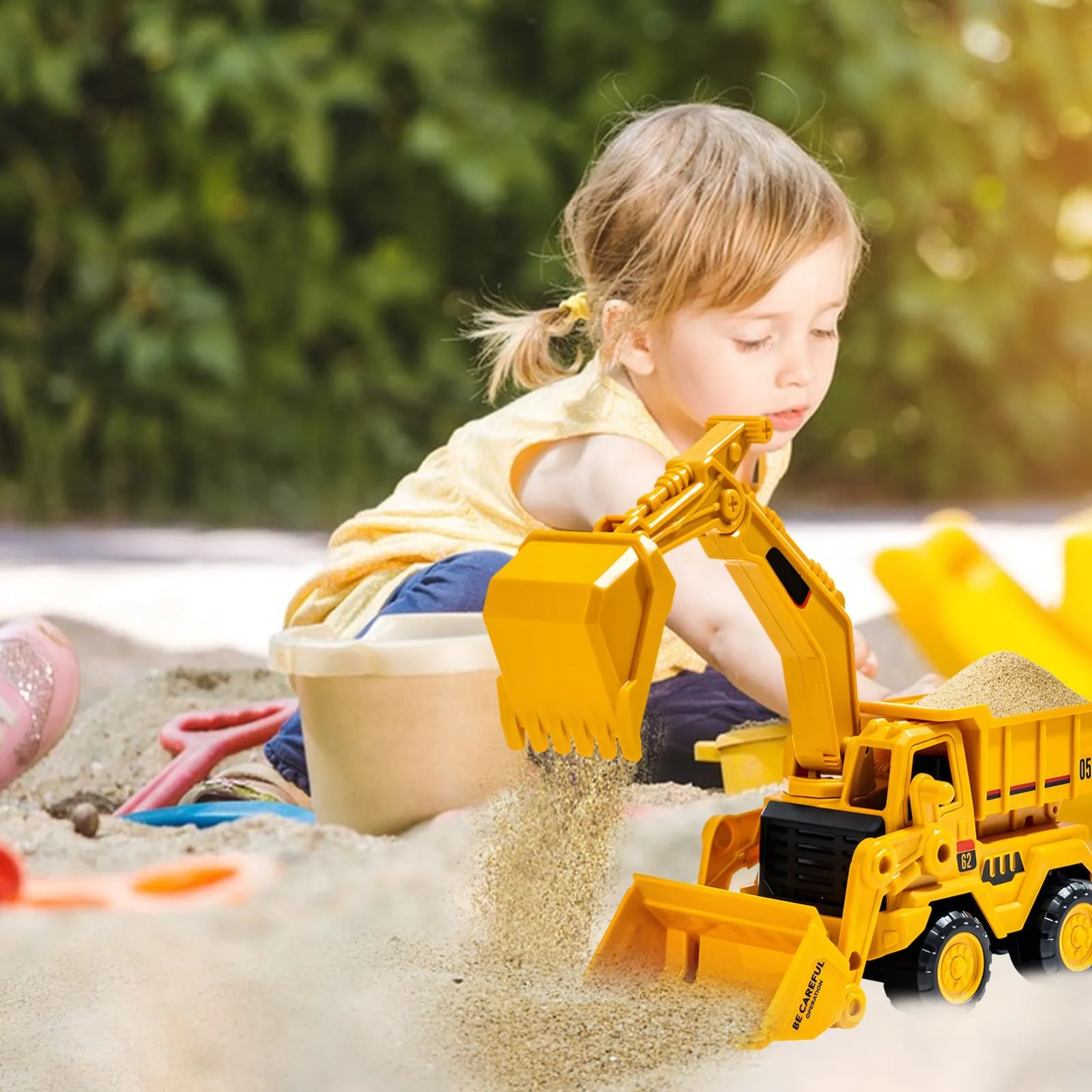 Excavator Truck Model Toy Engineering Vehicle Toddler Early Education Construction Vehicles Truck Boys Gifts - 5