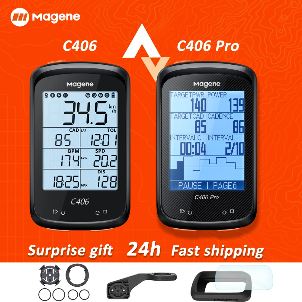 Magene C406 Bike GPS Computer C406 Pro MTB Road Cycle Smart Wireless
