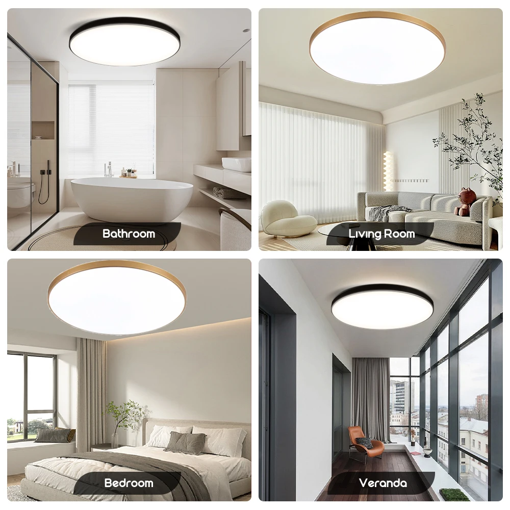 LED Ceiling Lamp Chandelier LED Panel Lamp Bedroom Ceiling Light Kitchen Led Lighting Living Room Home Decor Luminair