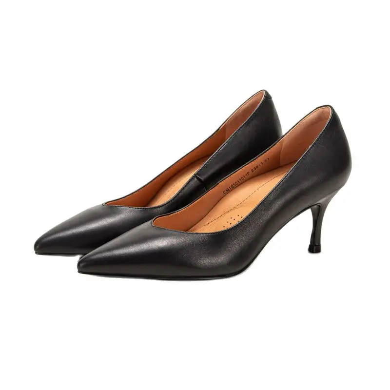 

Three-Dimensional High Heels Balance Shoes Shaping Correction Increase Leather Glossy Comfortable High Heels