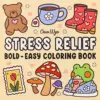 CocoWyo's *Cute & Groovy: Bold - Easy Coloring Book* 1