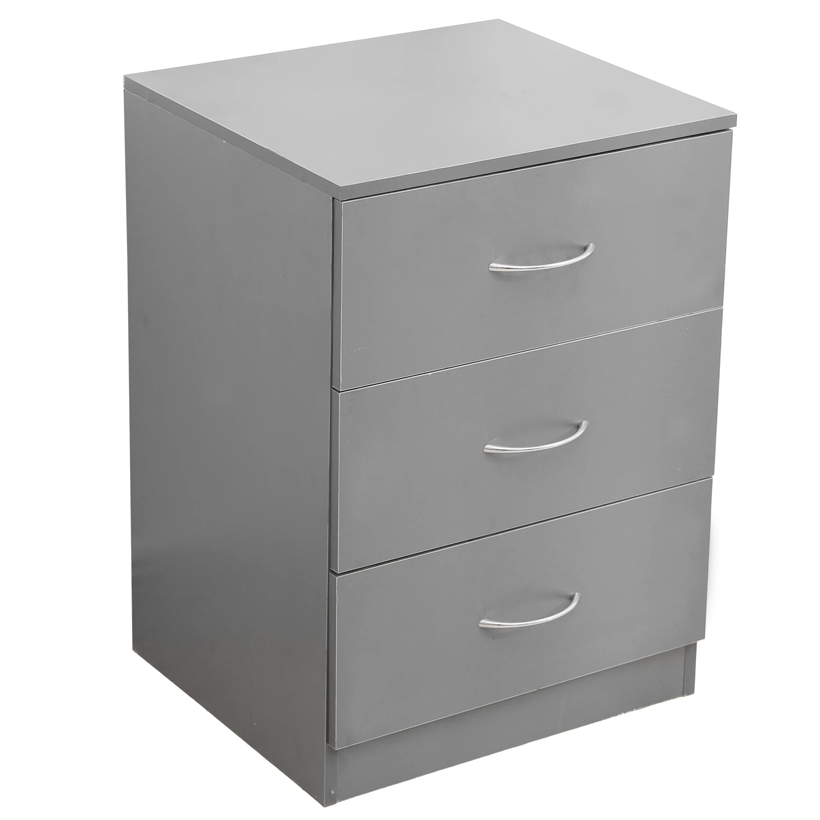 Bedroom Table Beside Table Modern with 3 Drawers Particle Board Night for Home Bedroom Living Room Nightstand
