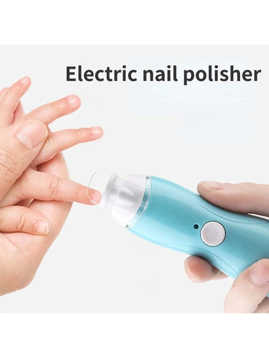 1set Unisex Baby Nail Trimmer, Blue Multi-functional Children Nursing Product
