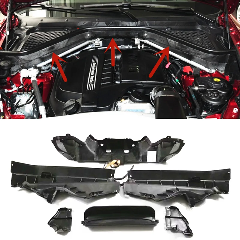 Front Engine Compartment Heat Sheild Support For BMW X5 E70 X6 E71