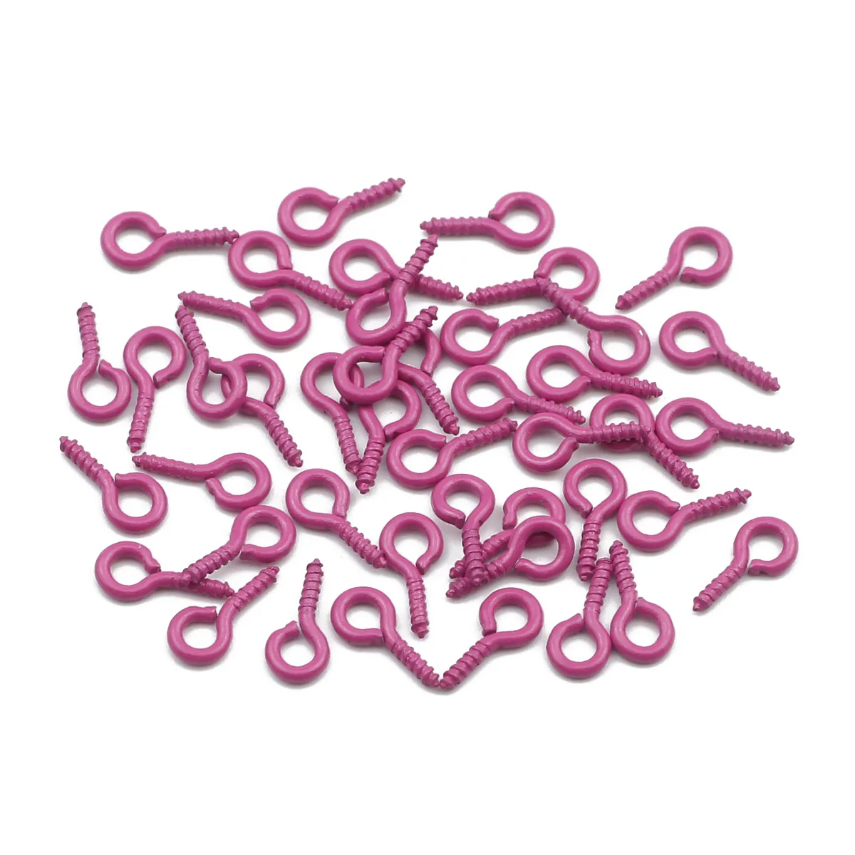 Vibrant Mini Eyelet Pins & Clasps Set for Jewelry Making - 100 Pieces