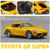 1:32 Toyota GR SUPRA Diecast Alloy Car Model High Simulation Metal Toy With Sound Light Pull Back For Kid Children Collection 5