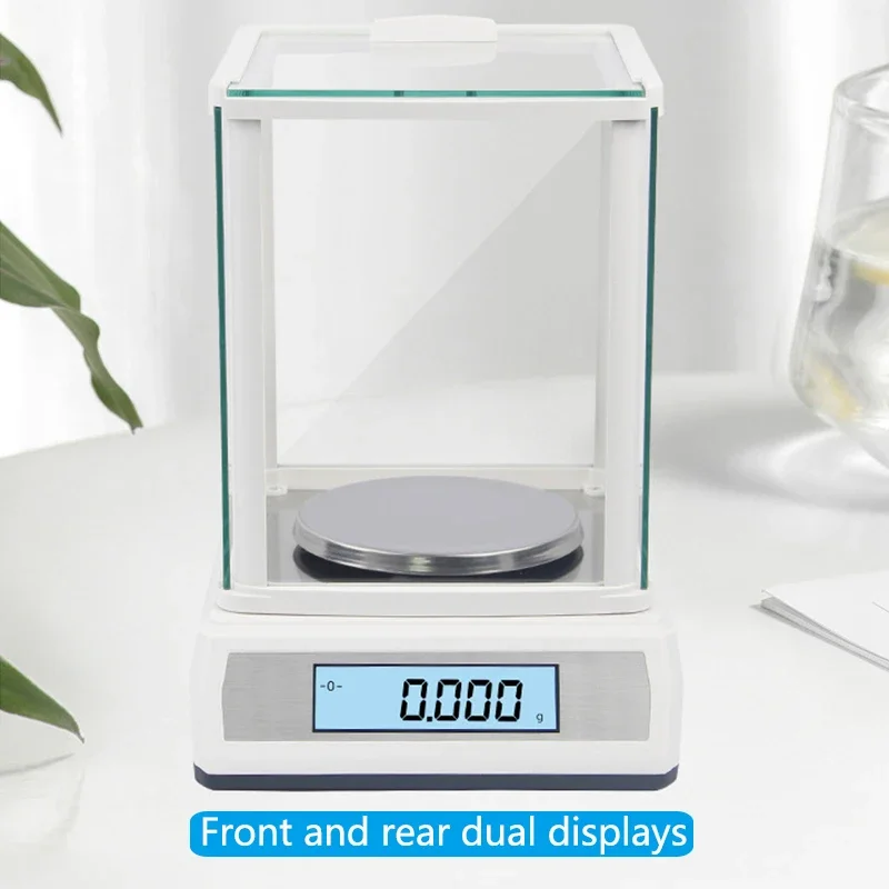 Lab Precision Analytical Balance Double-screen Display Precision Scale Jewelry D