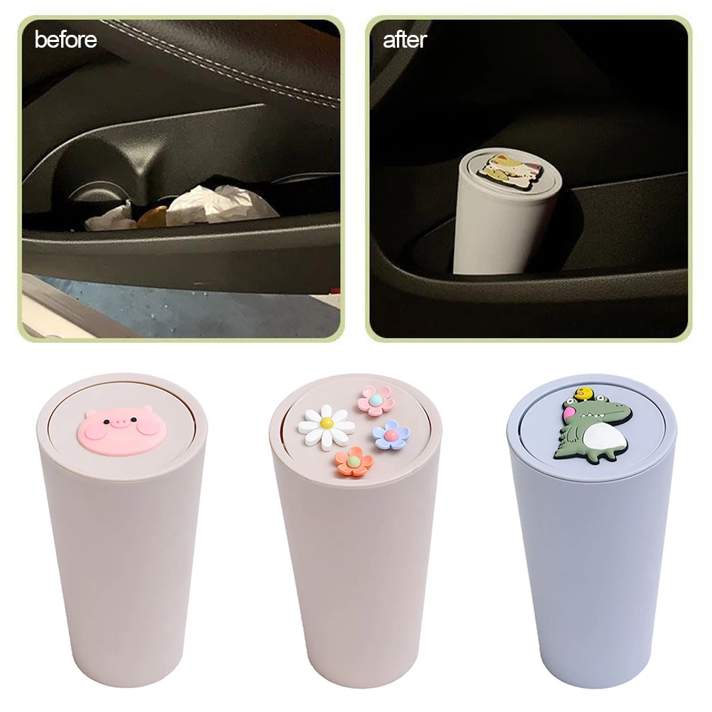Car Trash Can Car Storage Box Desktop Trash Can Debris Box