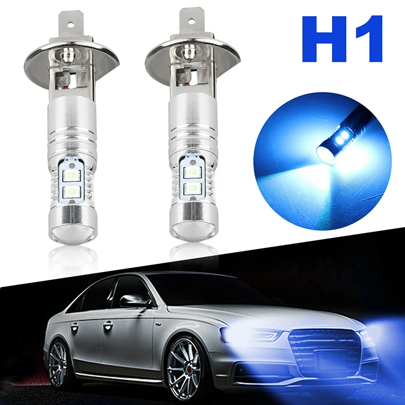 

2 шт., супер яркие Автомобильные противотуманные фары H1 8000K 100W