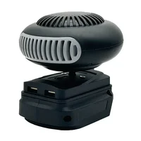 Ventilateur portatif de ventilateur de ventilateur d'air chaud de puissance électrique au Lithium vent chaud et froid double Mode pour Makita pour Bosch pour DeWalt pour Milwaukee 4