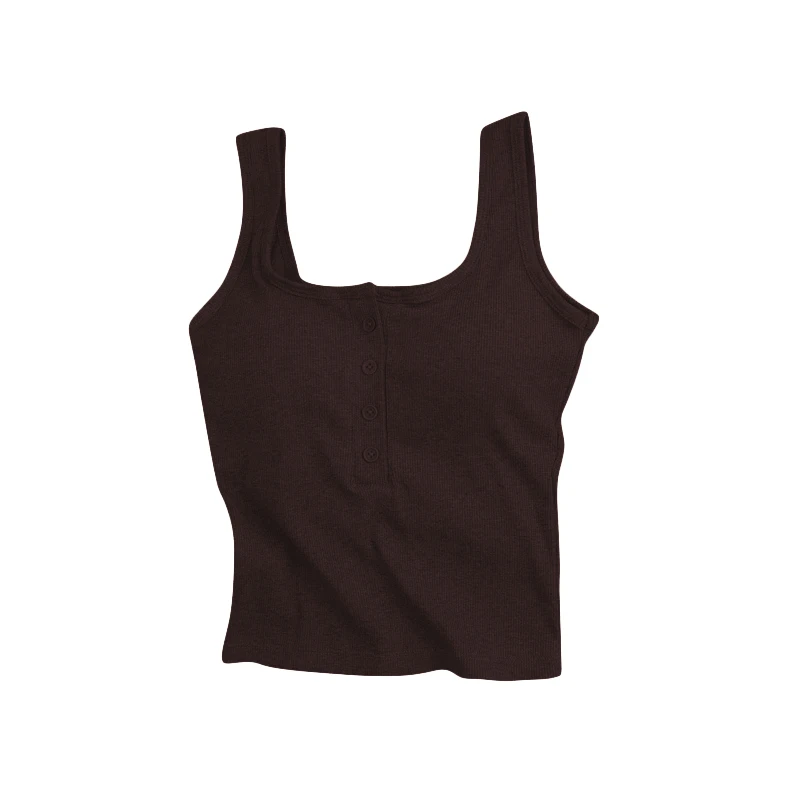 ตัวเลือกสินค้า เสื้อ Crop Top แฟชั่นเซ็กซี่ แขนกุด ผู้หญิง
