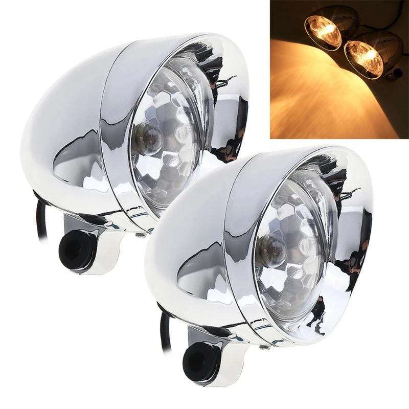 

4 in Driving Headlight Spotlight LED Motorcycle Auto Daytime Running Fog Light LED Bulb Dustproof Waterproof Lamp 1 Pair K0AF