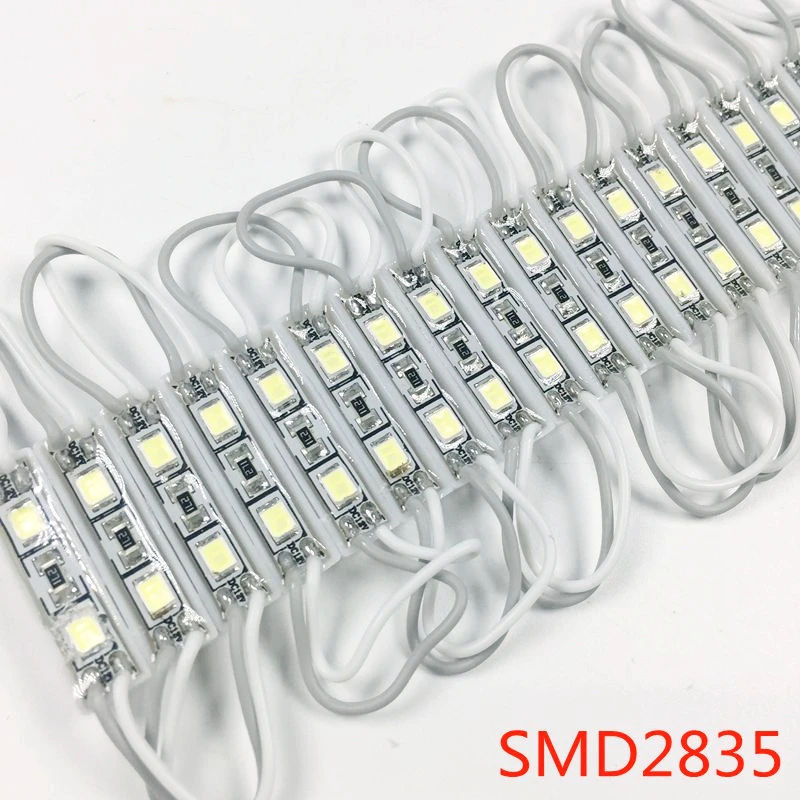 20 шт./лот, светодиодный модуль холодного белого света 2835 SMD, водонепроницаемый IP66, световая лампа, светодиодная подсветка для вывесок и букв, 12 В постоянного тока