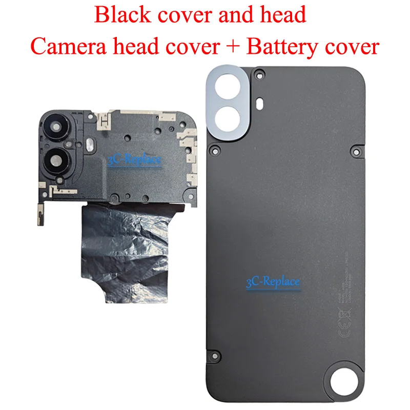 Black cover and head