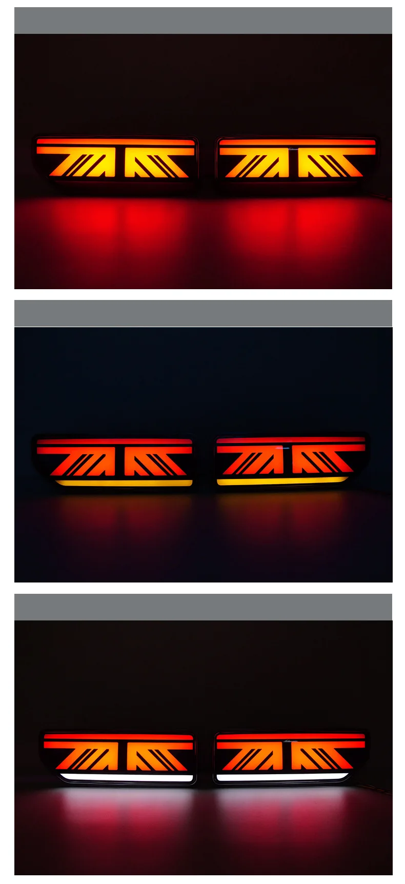 For Suzuki Jimny 2019-2024 2025 2pc Car Led Taillight Assembly DRL Driving Brake Reversing Light w/ Yellow Turn Signal Tail Lamp detail image 7