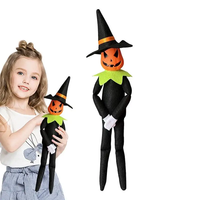 

Pumpkin Stuffed Doll Smiling Face Halloween Stuffed Pumpkin Figure Doll Cute Plushies For Hugging Accompanying Children Relaxing