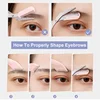 1/2/3Pcs For Women Eyebrow Scissors With Comb Brow Trimmer Scraper Eyebrow Trimming Knife Eyebrow Face Razor 3