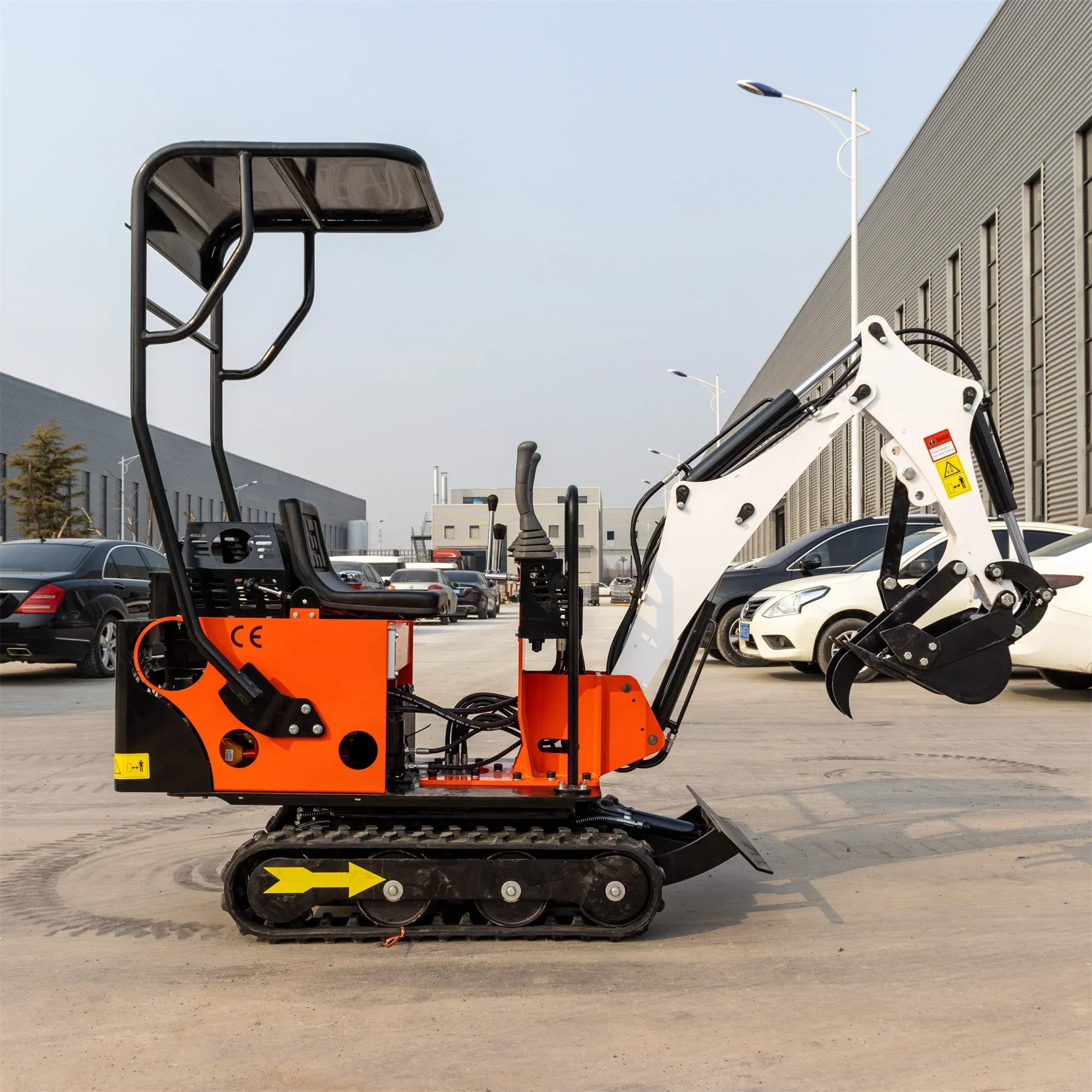

Hydraulic 0.8 Ton Mini Excavator With Cheap Prices For Sale 0.8T DiggerSpiral Drill Crushing Hammer