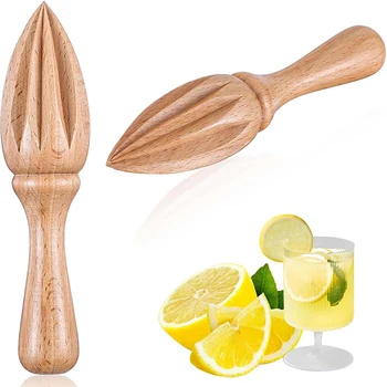 Wooden Citrus Reamer Manual Lemon Squeezer Orange Lemon Hand Juicer Mini Fruit Juicer Portable Lemon Squeezer Kitchen Gadget 1