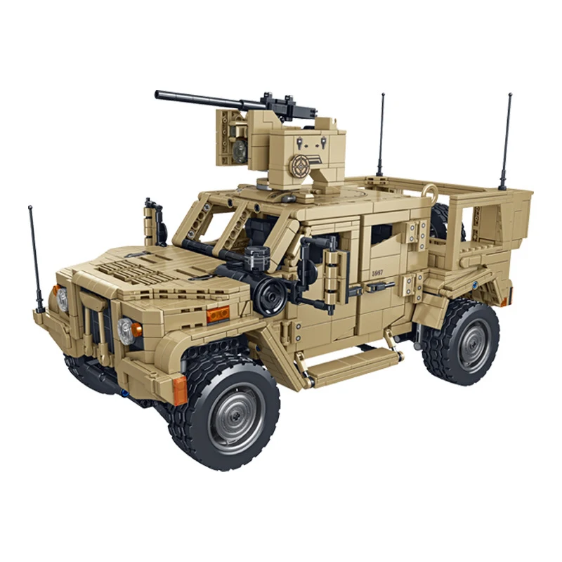 

Ww2 Military Model Joint Light Tactiacal Vehicle Collect Decorative Model Building Blocks Toy Gifts