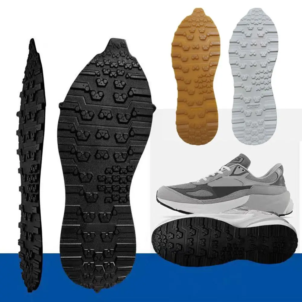 HOT 1 Pair Non-Slip Wear-resistant Rubber Shoe Soles For Sneakers Repair Outsole Insoles DIY Replacement Repair Worker Shoe Pads