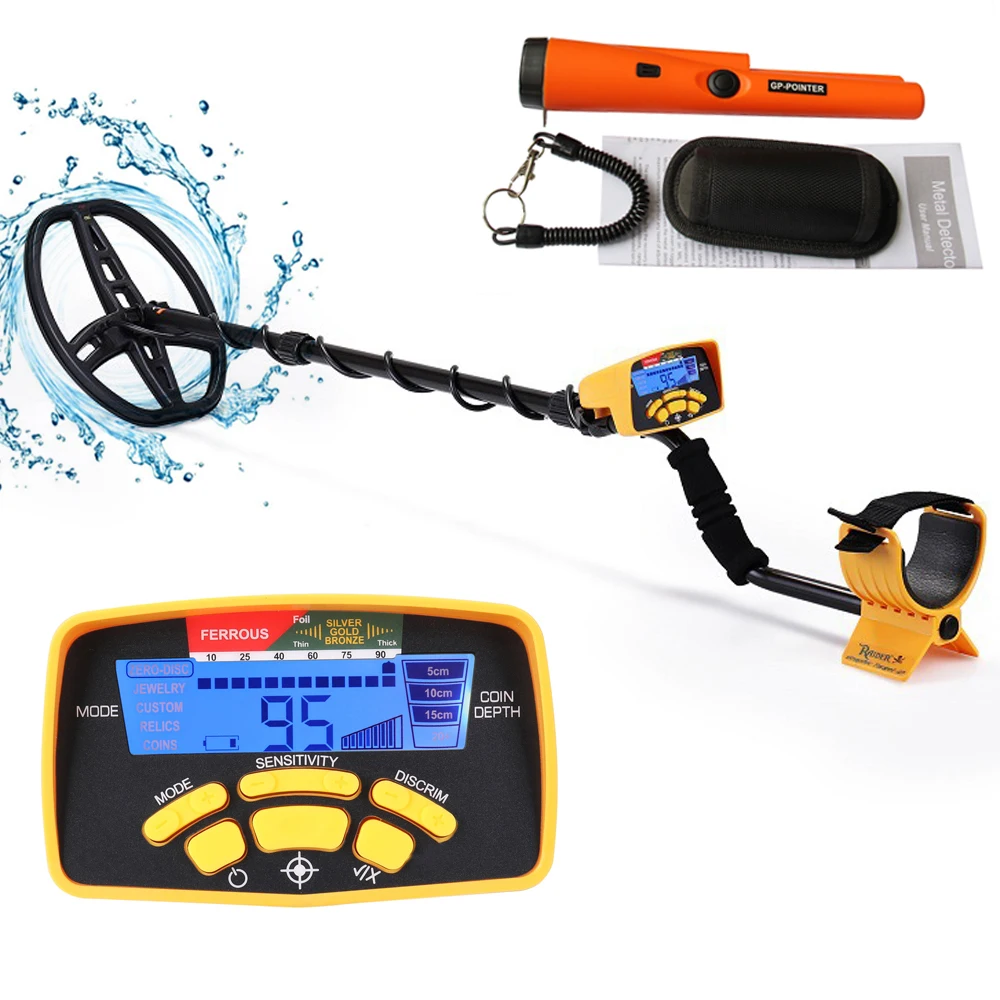 MD6450 Underground Metal Detector Pro MD-6450 Gold Detector Waterproof Coil Long Range Data Show and Back Light Function 2