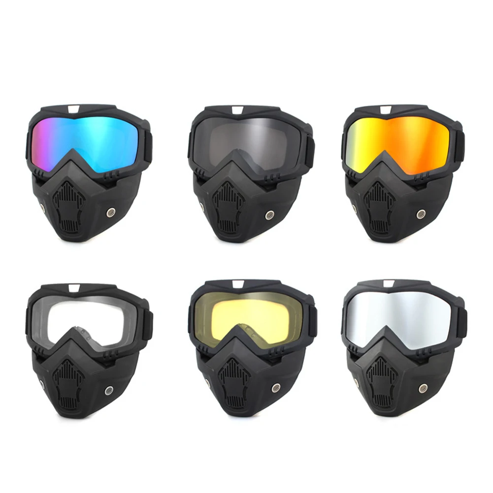 

Cycling Riding Motocross Sunglasses Ski Snowboard Eyewear Mask Goggles Helmet Tactical Windproof Motorcycle Glasses Masks
