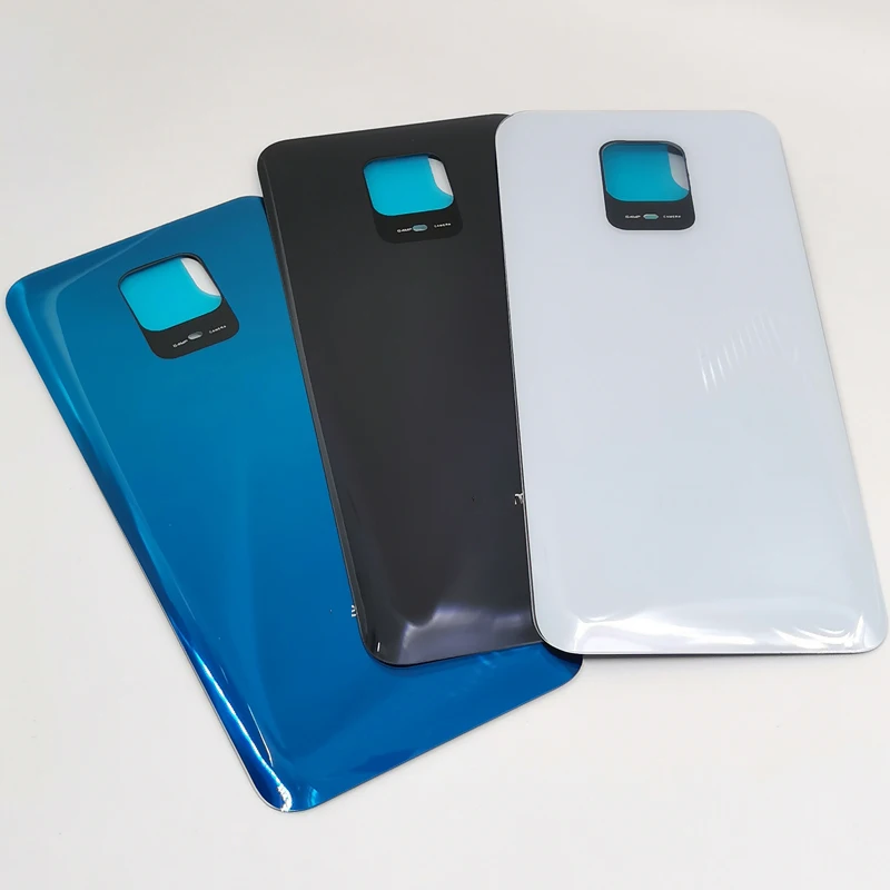 

For Redmi Note 9 Pro 9S Back Battery Cover 3D Glass Housing Cover Back case For Redmi Note 9 Pro Max Door Rear Case Replacement