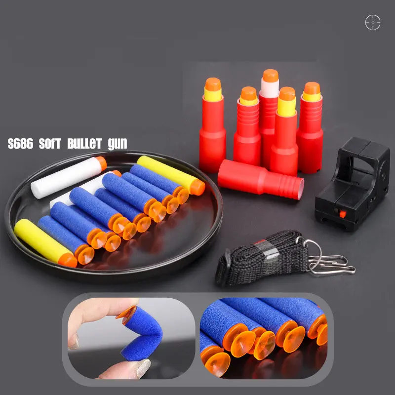 Double Barrel Shotgun Shell Ejecting Toy Nerf Gun Soft Bullet Toy Gun,  Sawed-Off Shotgun Foam Darts Blaster with Cartridge Cases - AliExpress